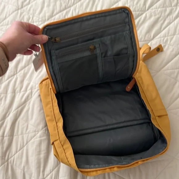 Doughnut Macaroon Backpack in yellow x rose NEW with Tags - Picture 13 of 16